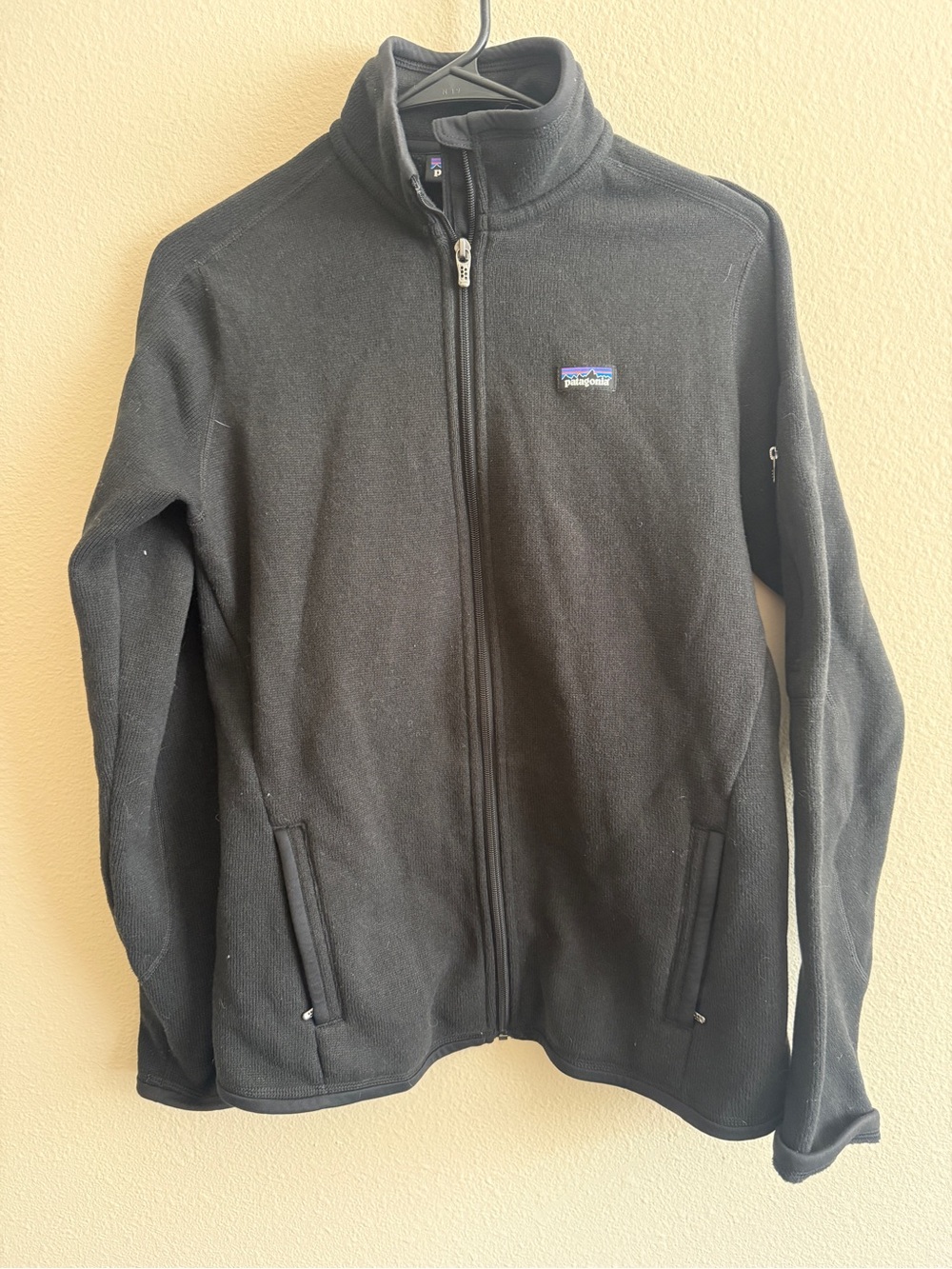 Patagonia Black Full-Zip Lightweight Fleece Jacket